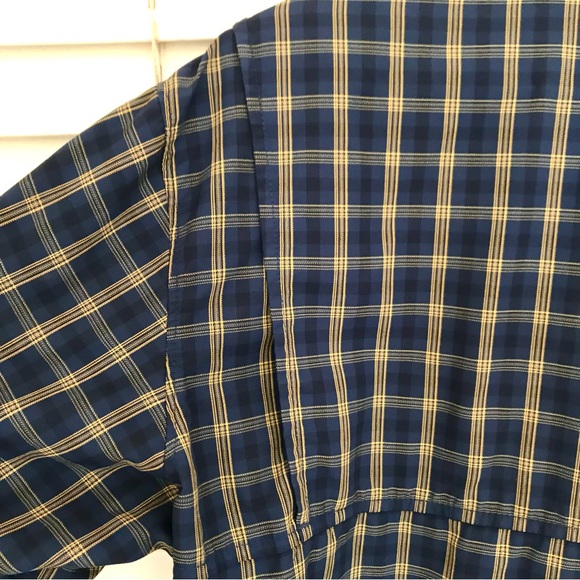 Columbia Men's Omni Shade Button Down Vented Shirt / Windbreaker M Blue / Yellow - Picture 6 of 16